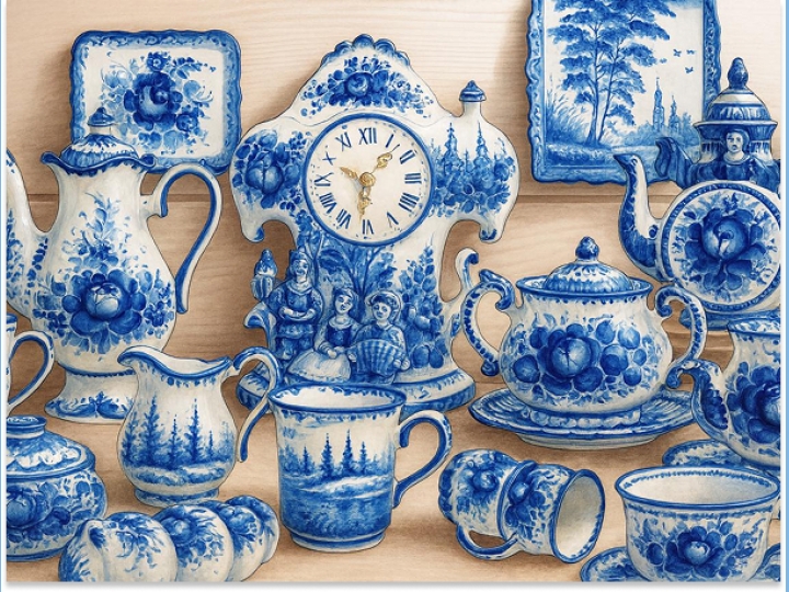 “Новогодняя экскурсия для школьников в Гжель”